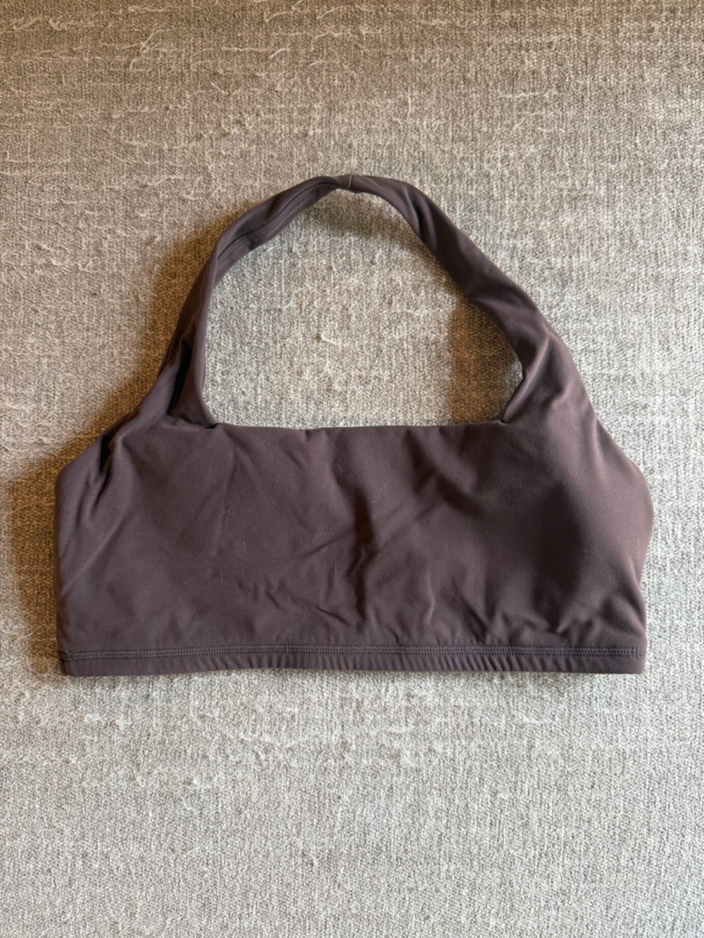BuffBunny Brown Halter Sports Bra